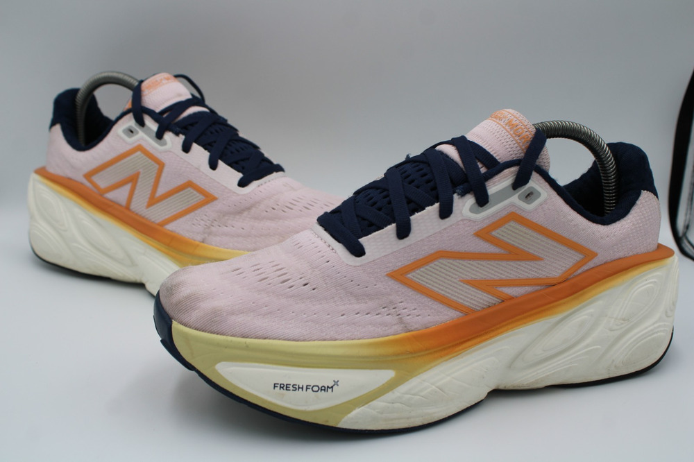 Size 9.5 - New Balance Fresh Foam X More v5 Wide Pink Granite Copper - WMORLT5 D
